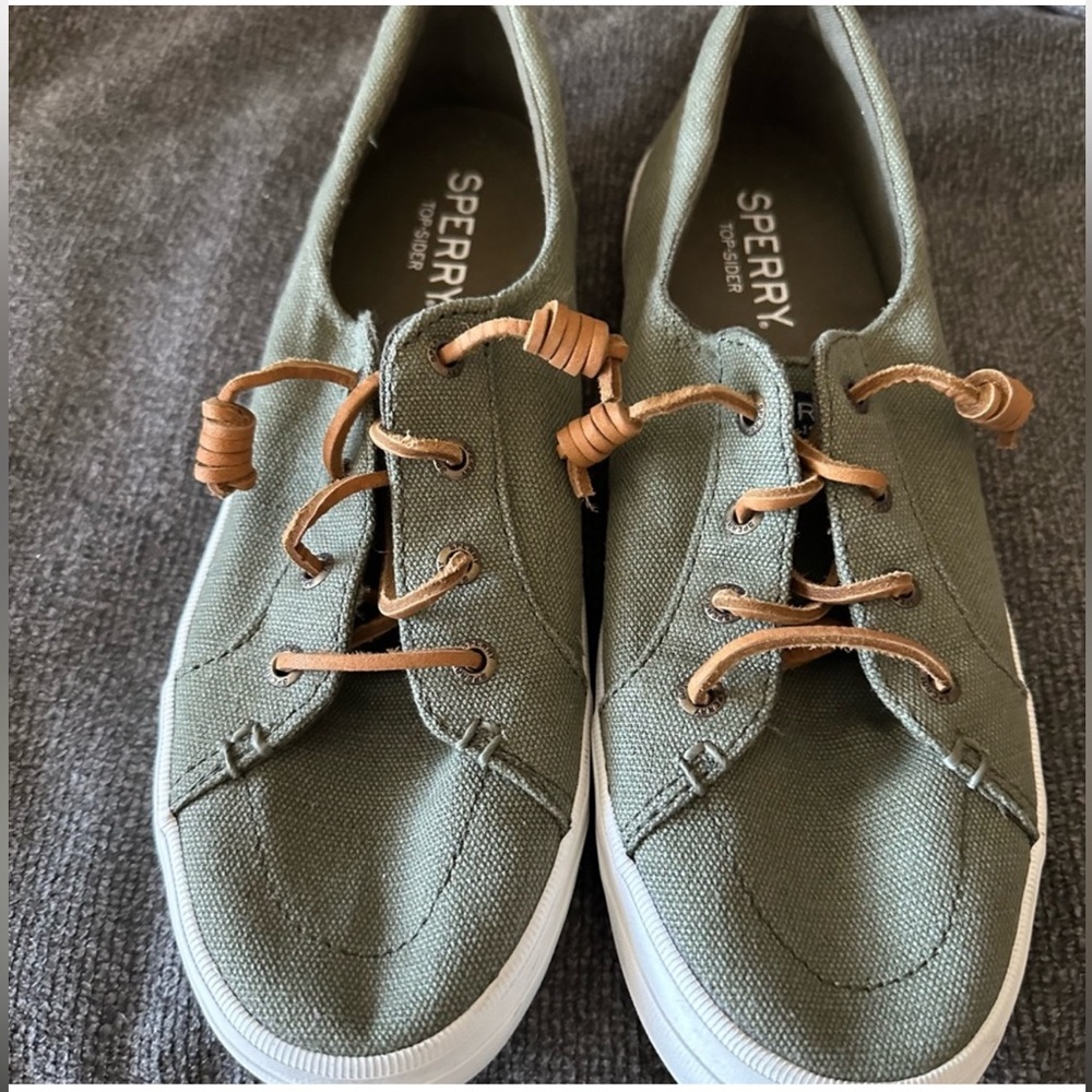 Sperry Top- Sider green size 8.5